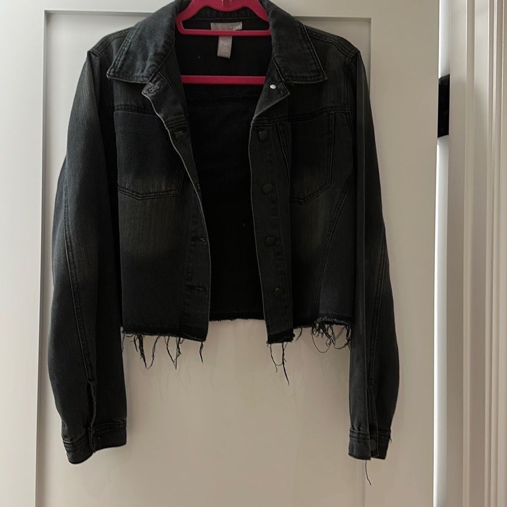 Sequin denim jacket - Picture 3 of 4